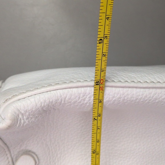 Vera Pelle White Shoulder Bag - Picture 10 of 11